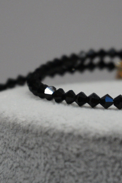 Naszyjnik i bransoletka, spinel, srebro