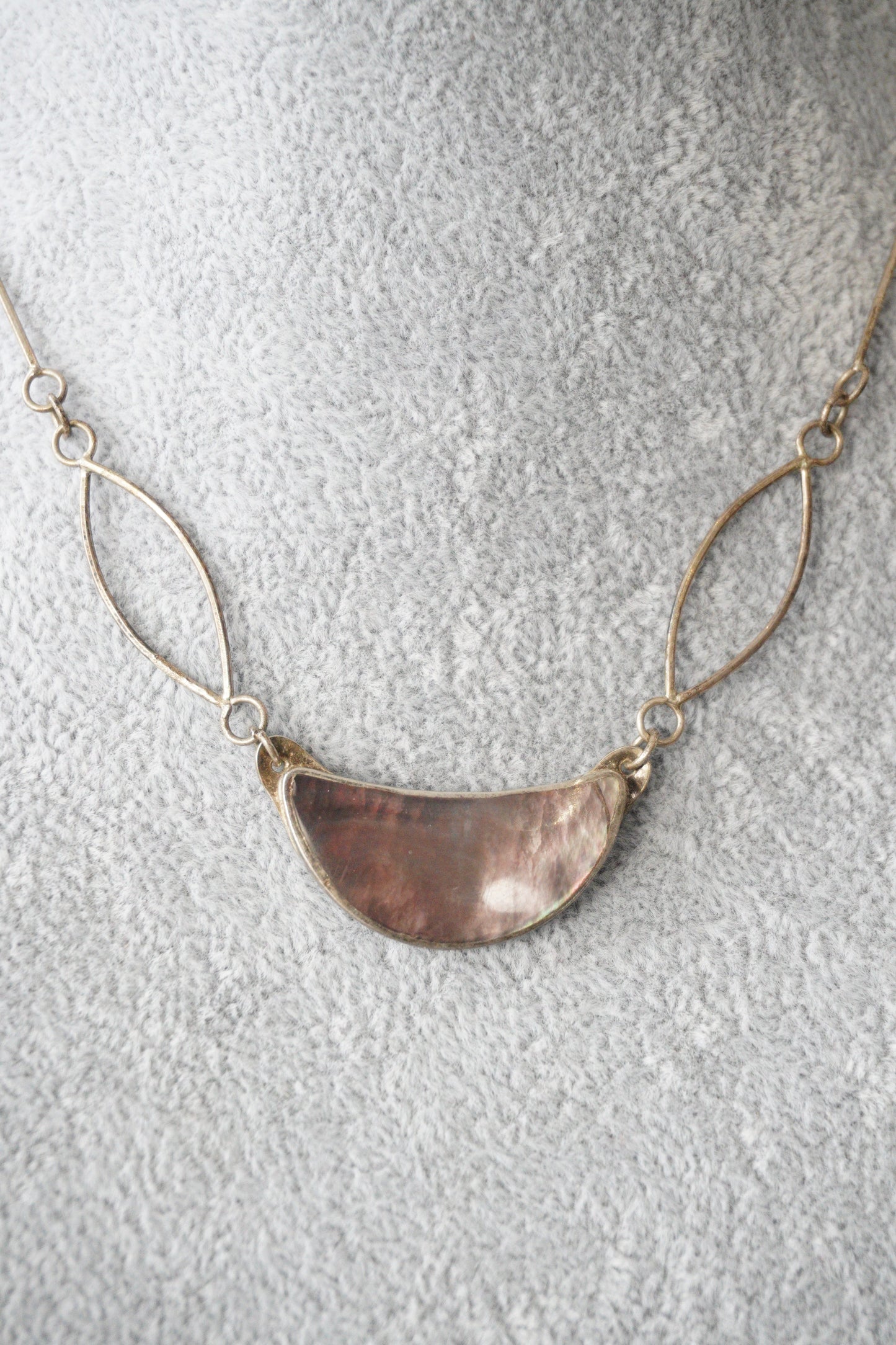 Naszyjnik srebro pr. 925, masa perłowa