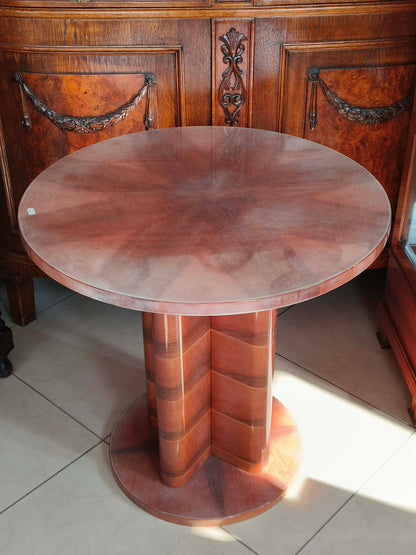 Stolik kawowy drewniany art déco