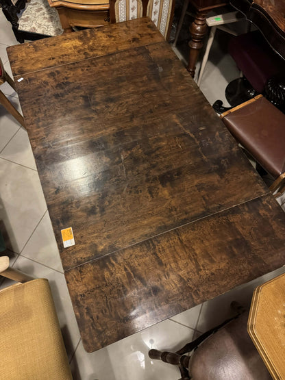 Folding wooden table