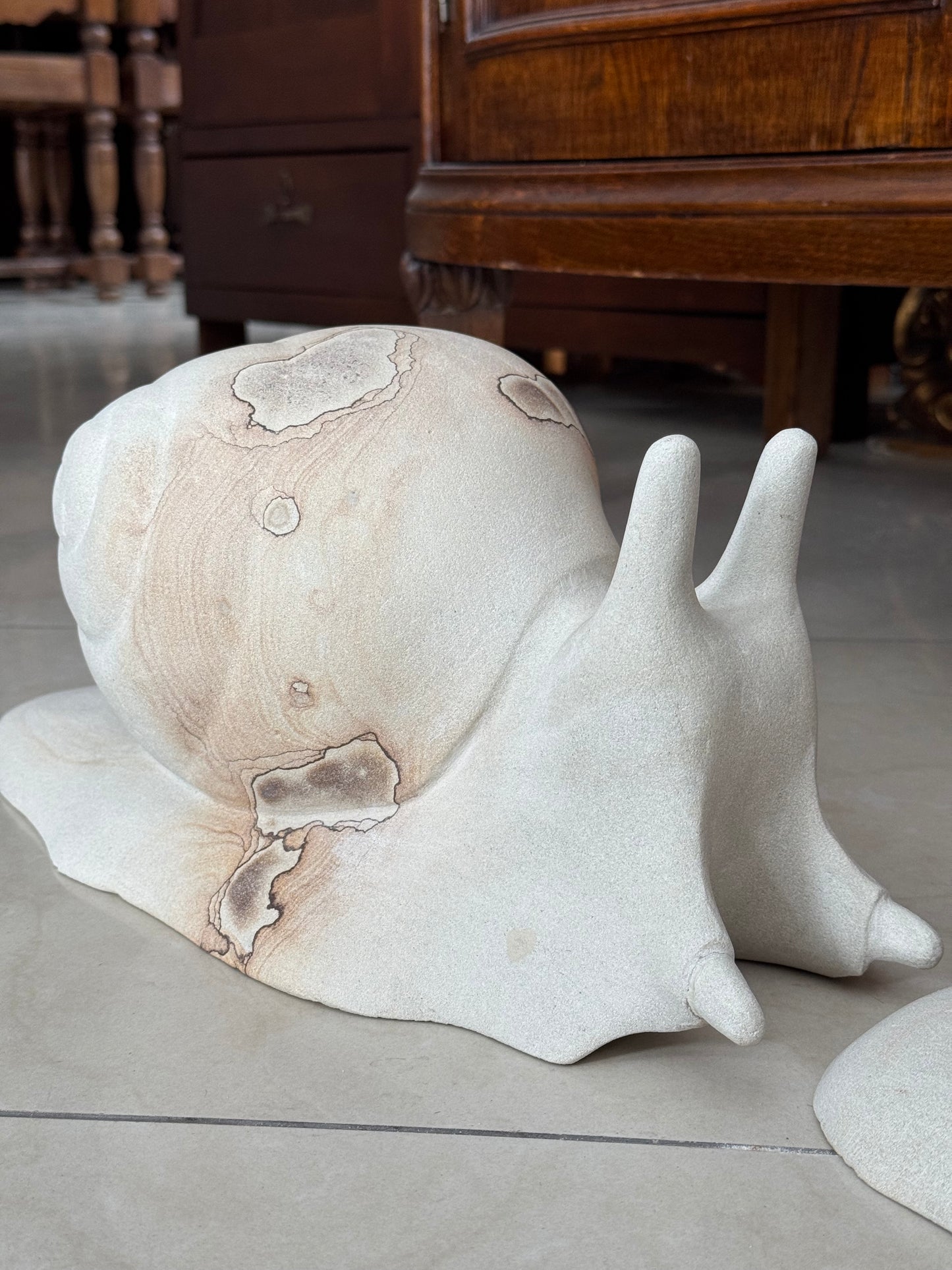 Rzeźba ślimaka, piaskowiec