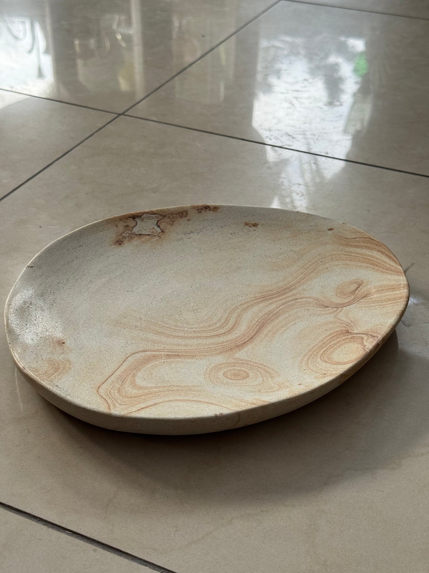 Patera, talerz dekoracyjny z piaskowca