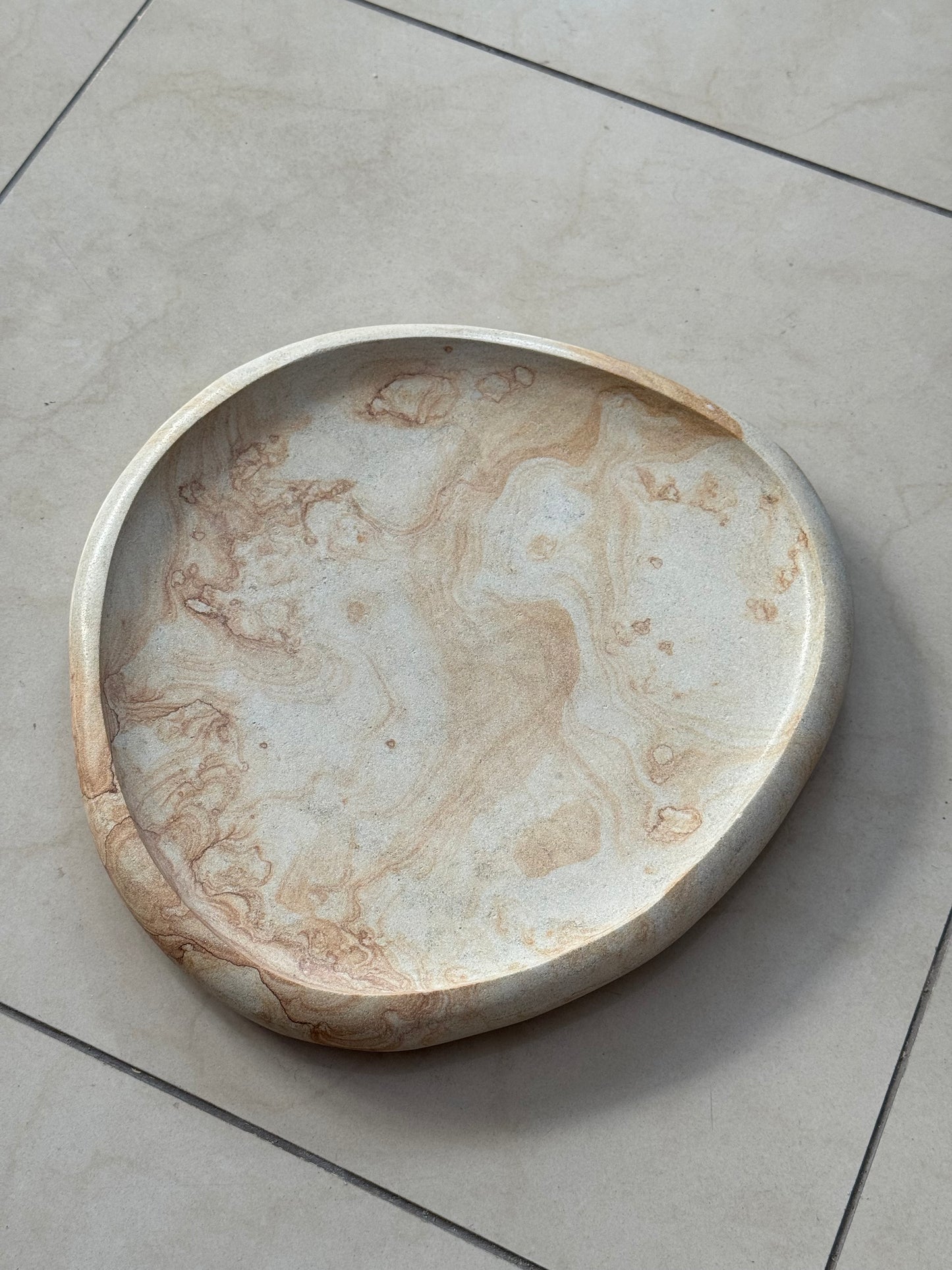 Patera, talerz dekoracyjny z piaskowca