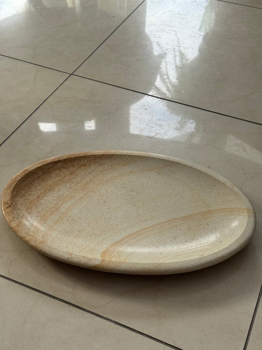 Patera, talerz dekoracyjny z piaskowca