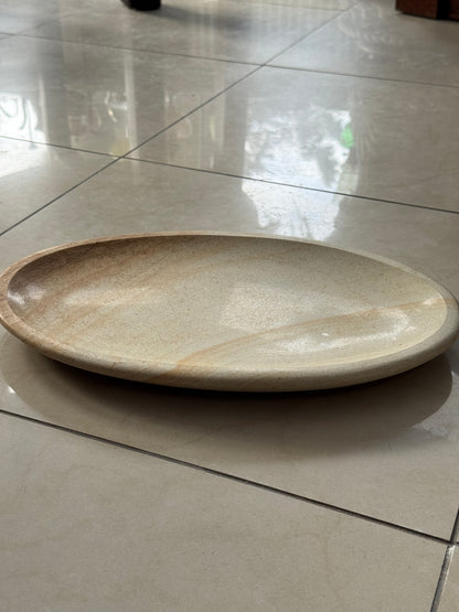 Patera, talerz dekoracyjny z piaskowca
