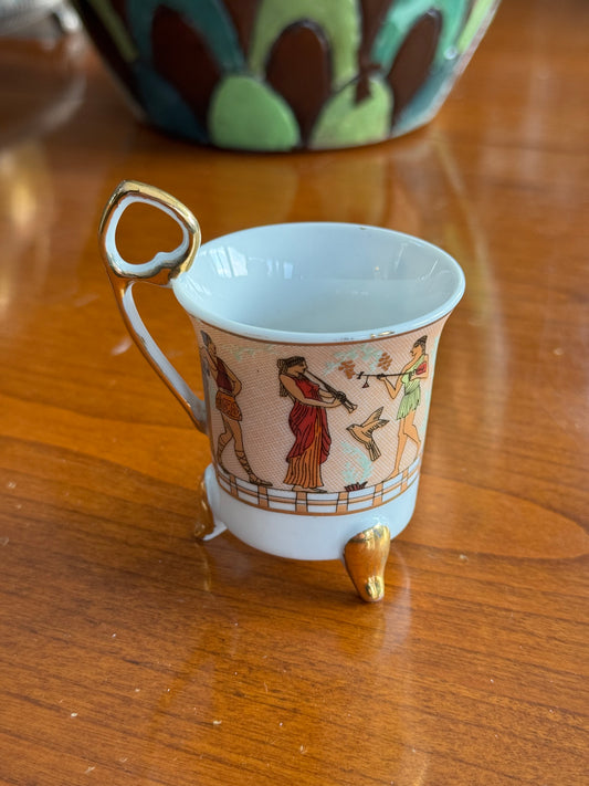 Filiżanka porcelanowa, złocona